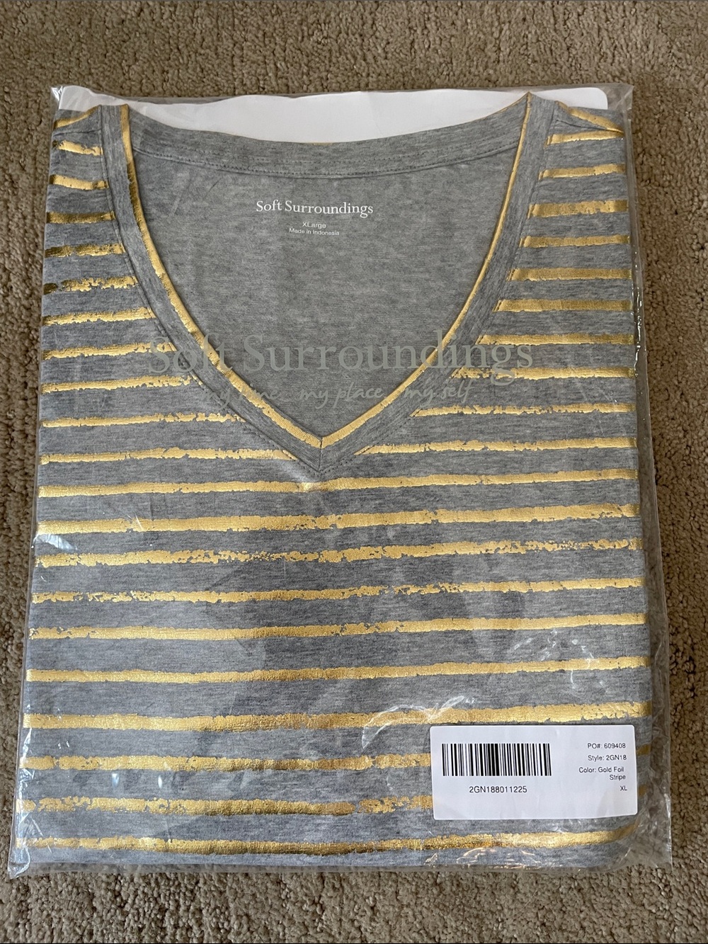 Soft Surroundings V Neck T Shirt